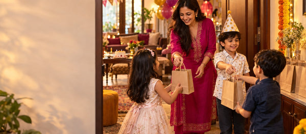 Plastic Goodie Bag or One Useful Thing? The Return Gift Debate Indian Moms Can't Settle