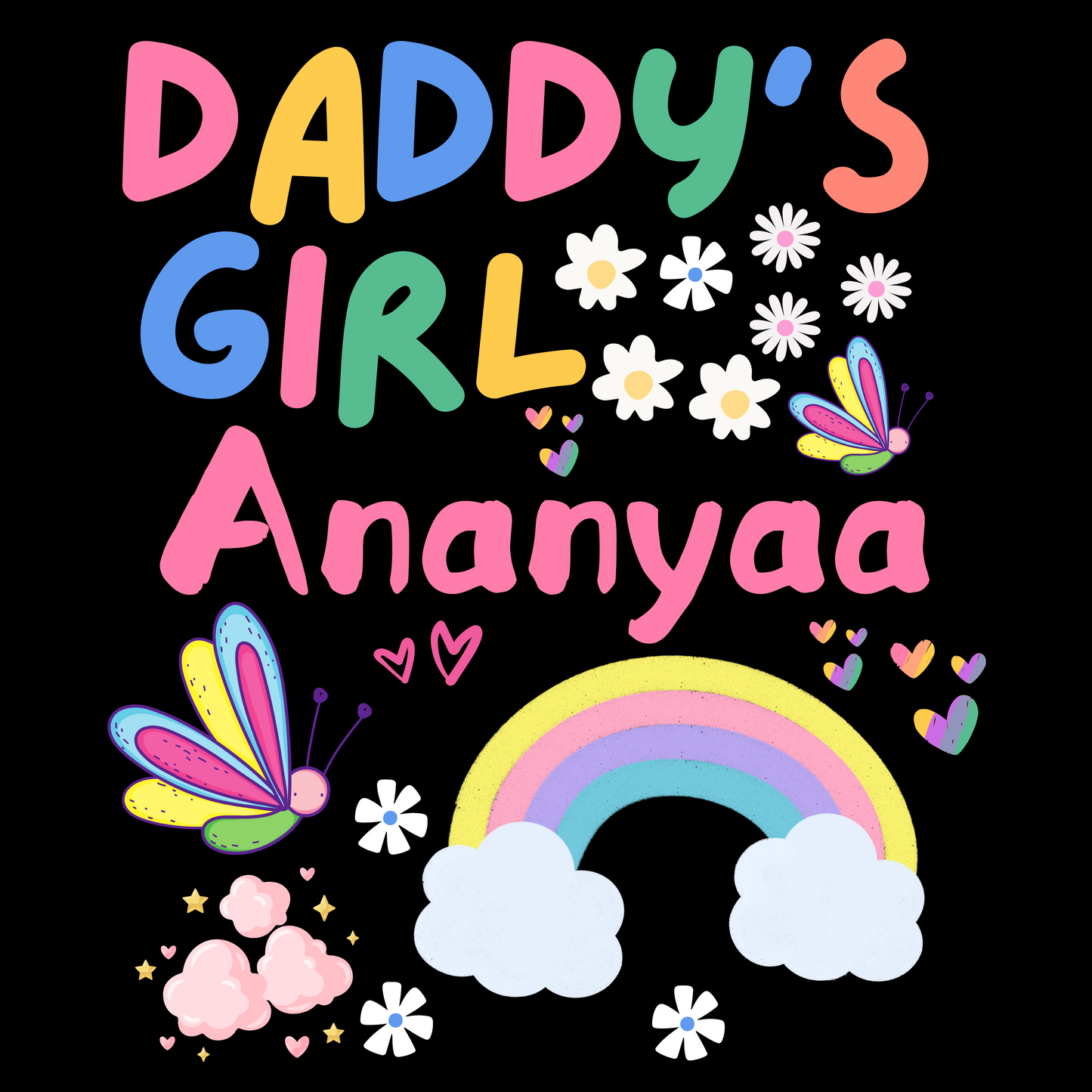 DIY Your Own Tshirt - Daddys Girl