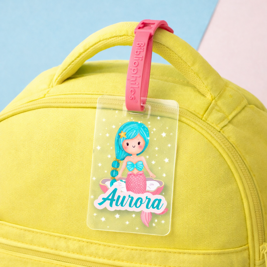 Luggage Tag - Pacific Mermaid (Transparent Tag)