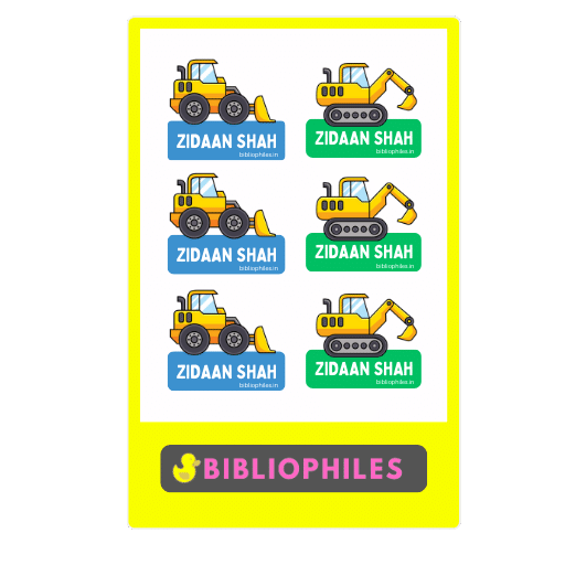 Clothes Shape Personalised Stickers Construction
