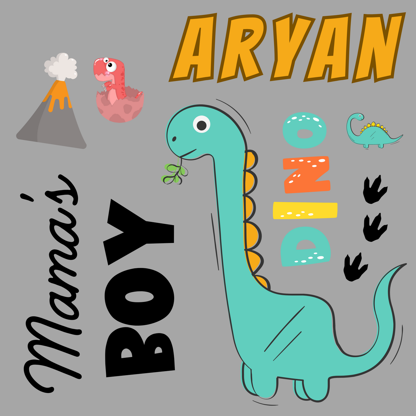 DIY Your Own Tshirt - Mamas Boy
