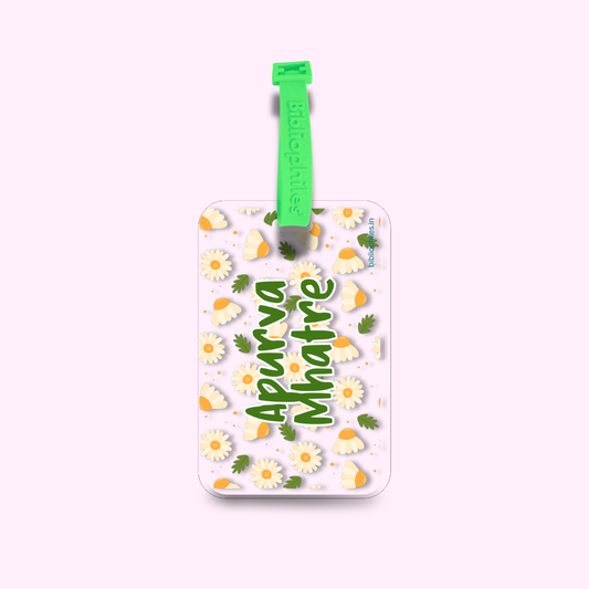 Luggage Tag - Daisy (Transparent Tag)