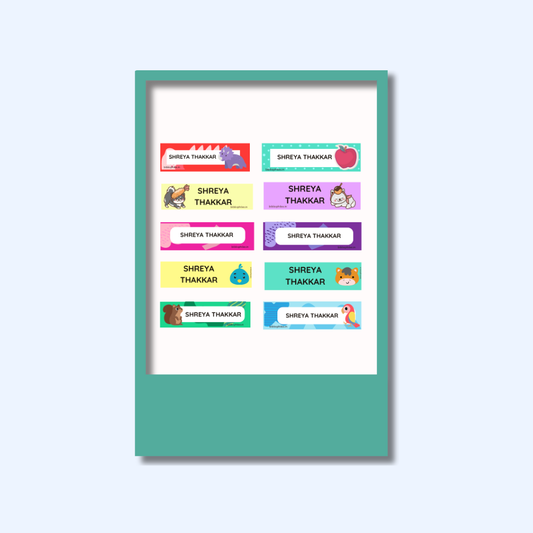 Assorted Personalised Waterproof Stickers