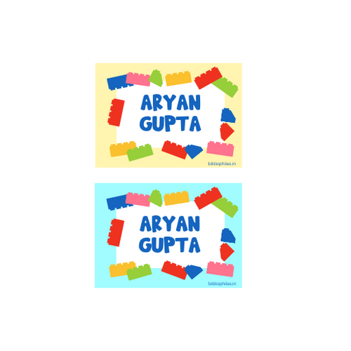 Bricks Waterproof Personalized Stickers