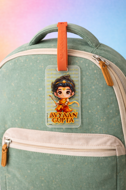 Luggage Tag - Shri Ram (Transparent Tag)