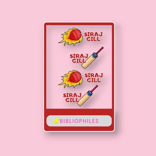 Transparent Labels (Personalised) Cricket