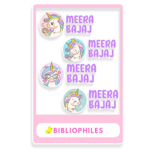 Transparent Labels - UnicornJoy (Personalised)