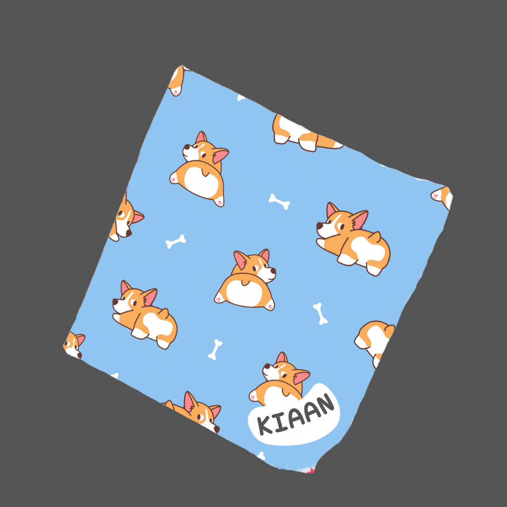 Personalised Muslin Handkerchief Girl Box - Jumbo (Pack of 12)