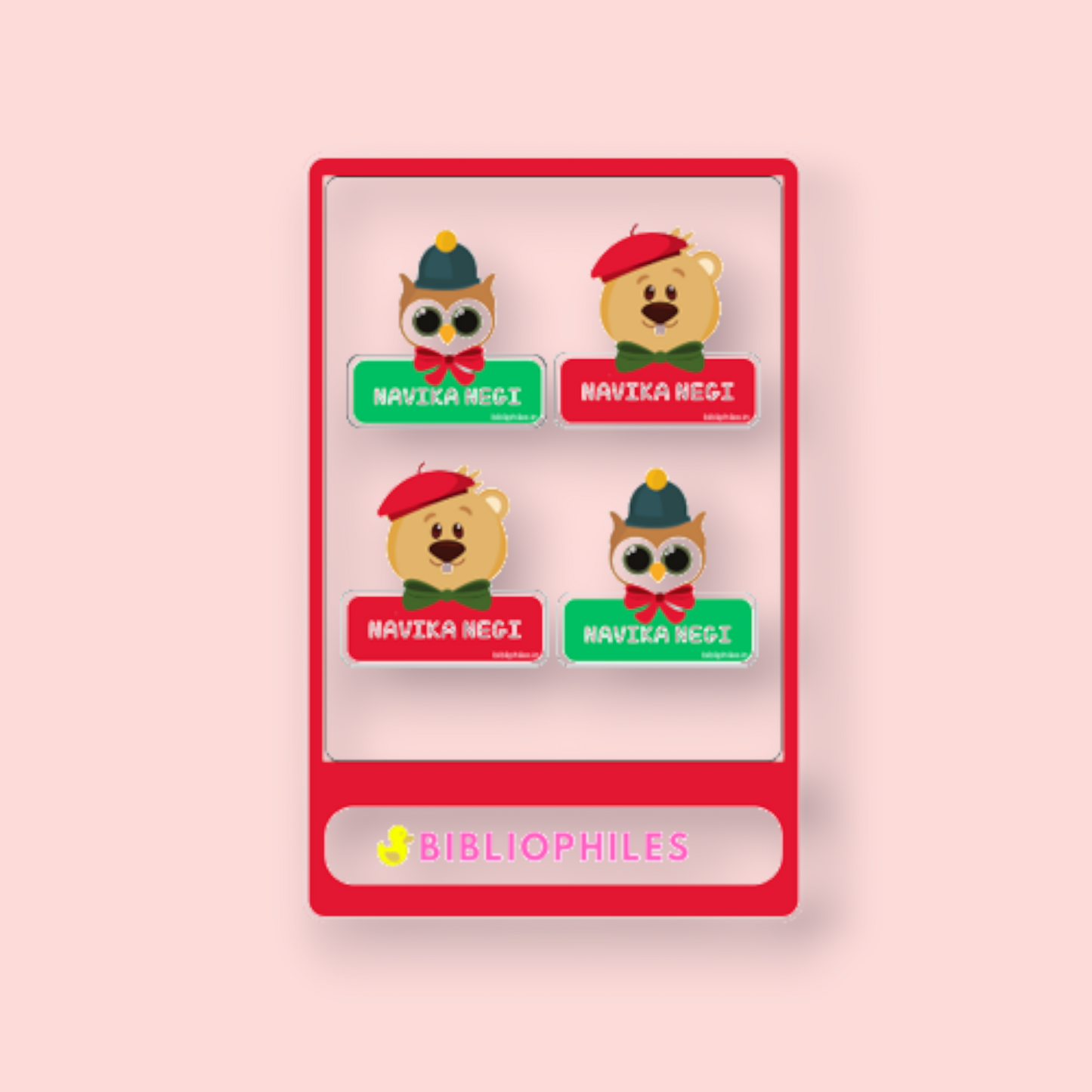 Transparent Labels (Personalised)