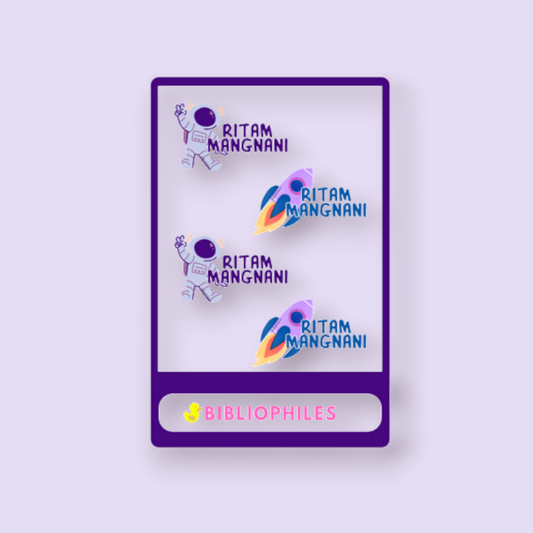 Transparent Labels - Space ( Personalised)