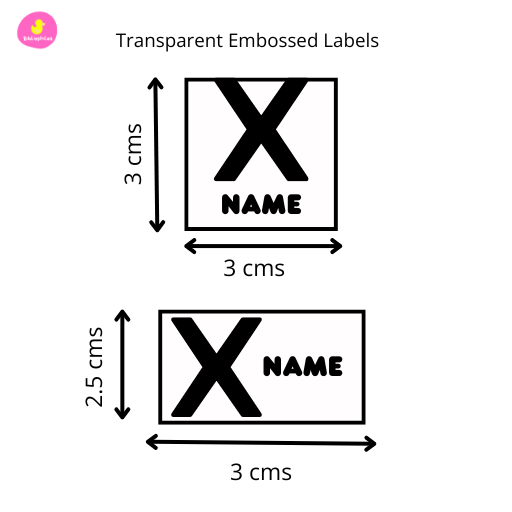 Transparent Labels - Toys (Personalised)