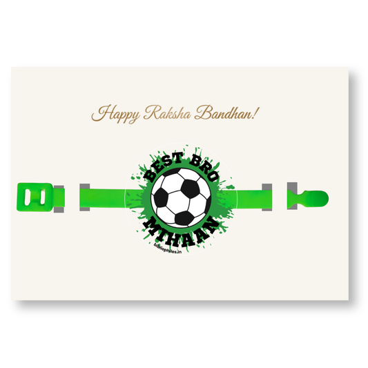 Transparent Rakhi - Football