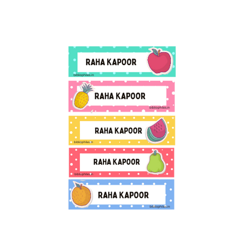 Fruits Waterproof Personalized Stickers