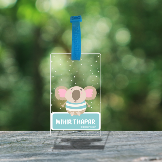 Luggage Tag - Koala (Transparent Tag)