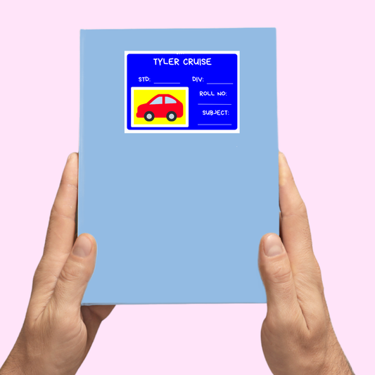 Vehicles Book Labels | Personalised Premium Labels