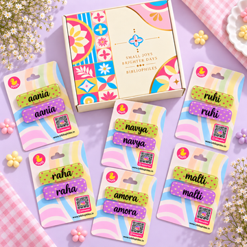 Kanjak Hamper (Polka Green Purple Pack of 6 Sets, 6 Different Names)