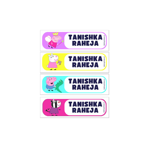 Cute Pig Personalised Waterproof Stickers