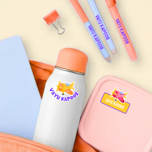 Mix Transparent Labels (Pack of 14 Labels) - Planes