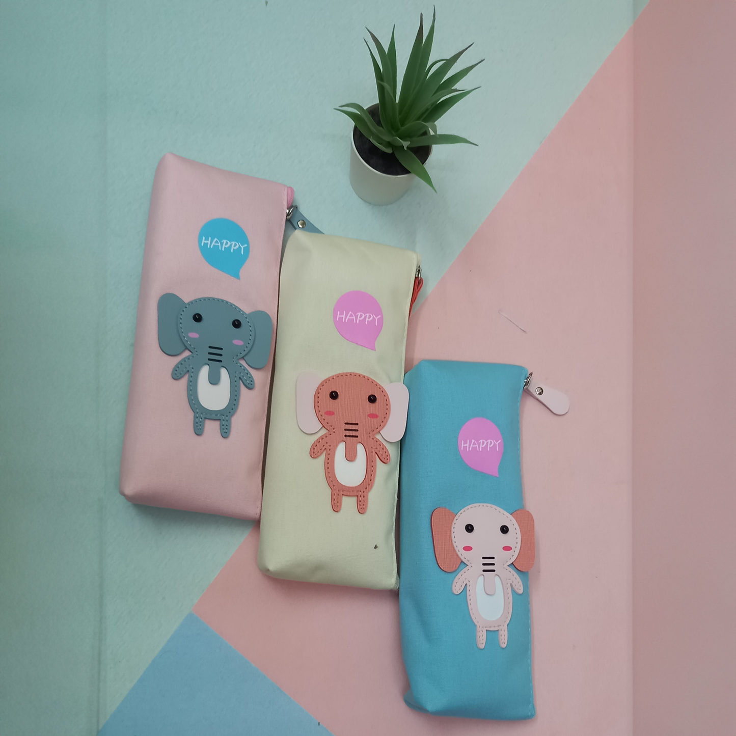 Cute Durable Canvas Pouch