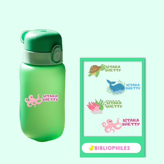 Transparent Labels - Sea Wonders (Personalised)