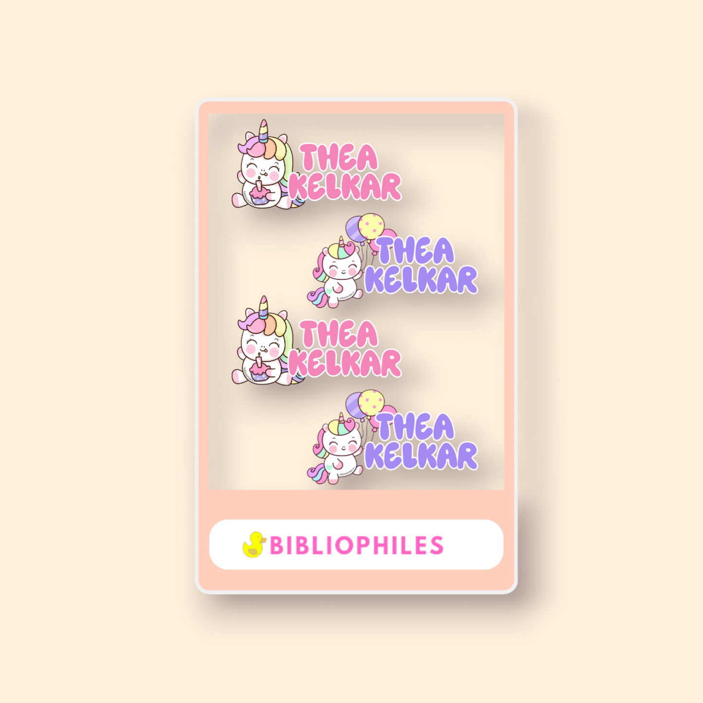 Transparent Labels (Personalised)