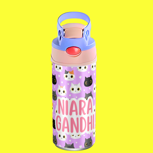 Zootii Personalised Water Bottle (Kittens)