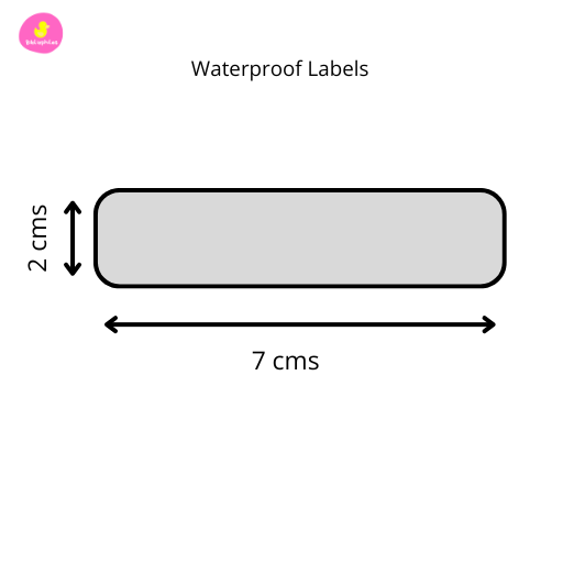 Waterproof Personalised Stickers - Sweet Treats