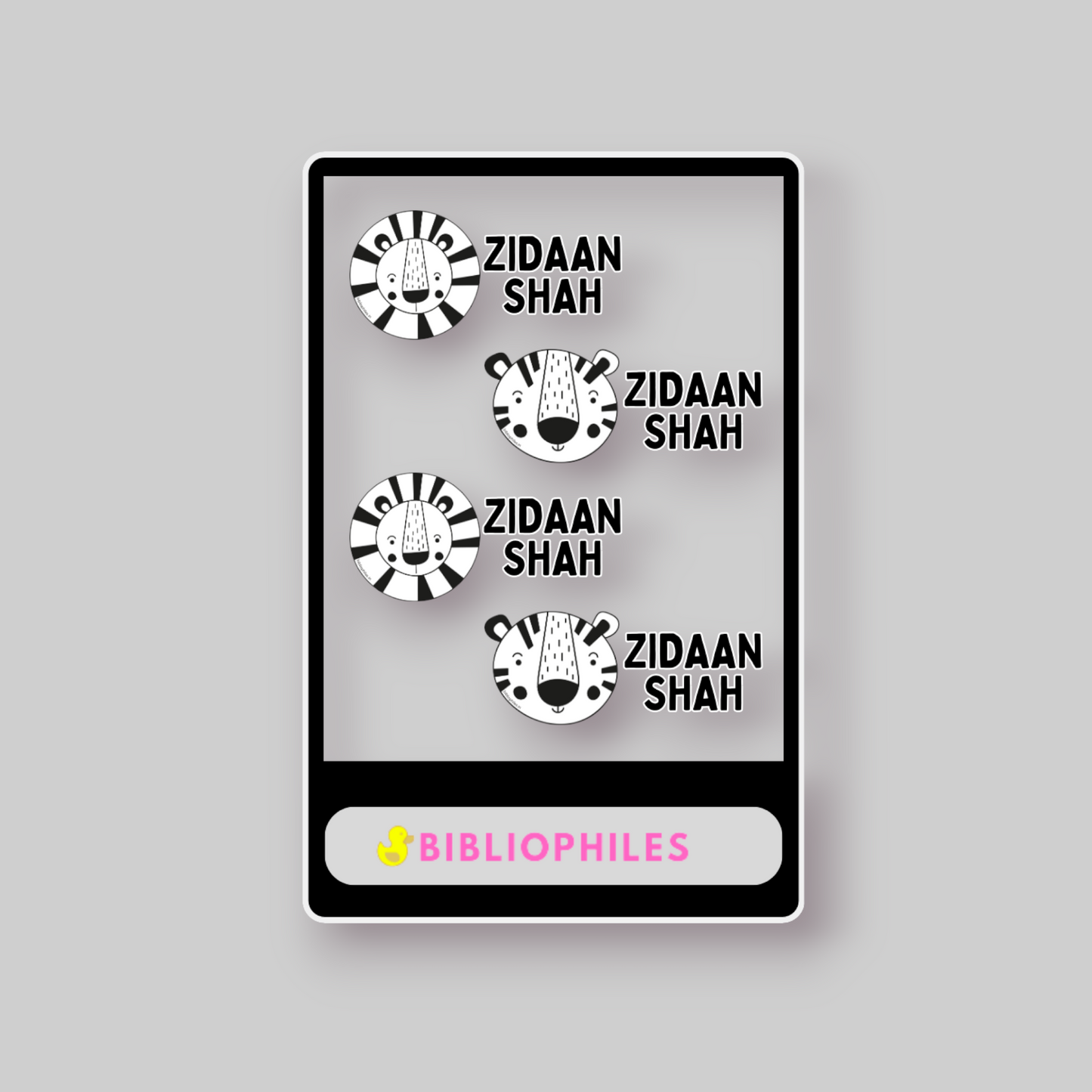 Transparent Labels (Personalised)
