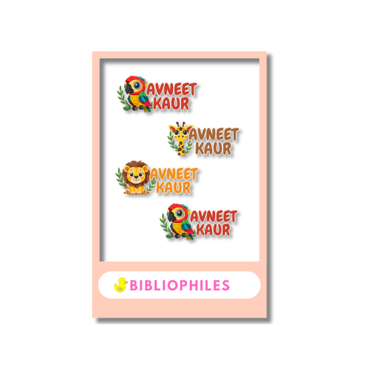 Transparent Labels - Zootii (Personalised)