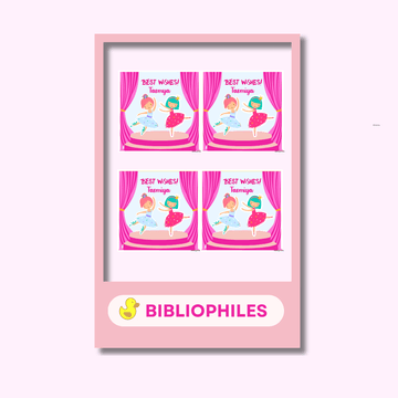 Ballerina Personalised Gift Tag Stickers - Bibliophiles