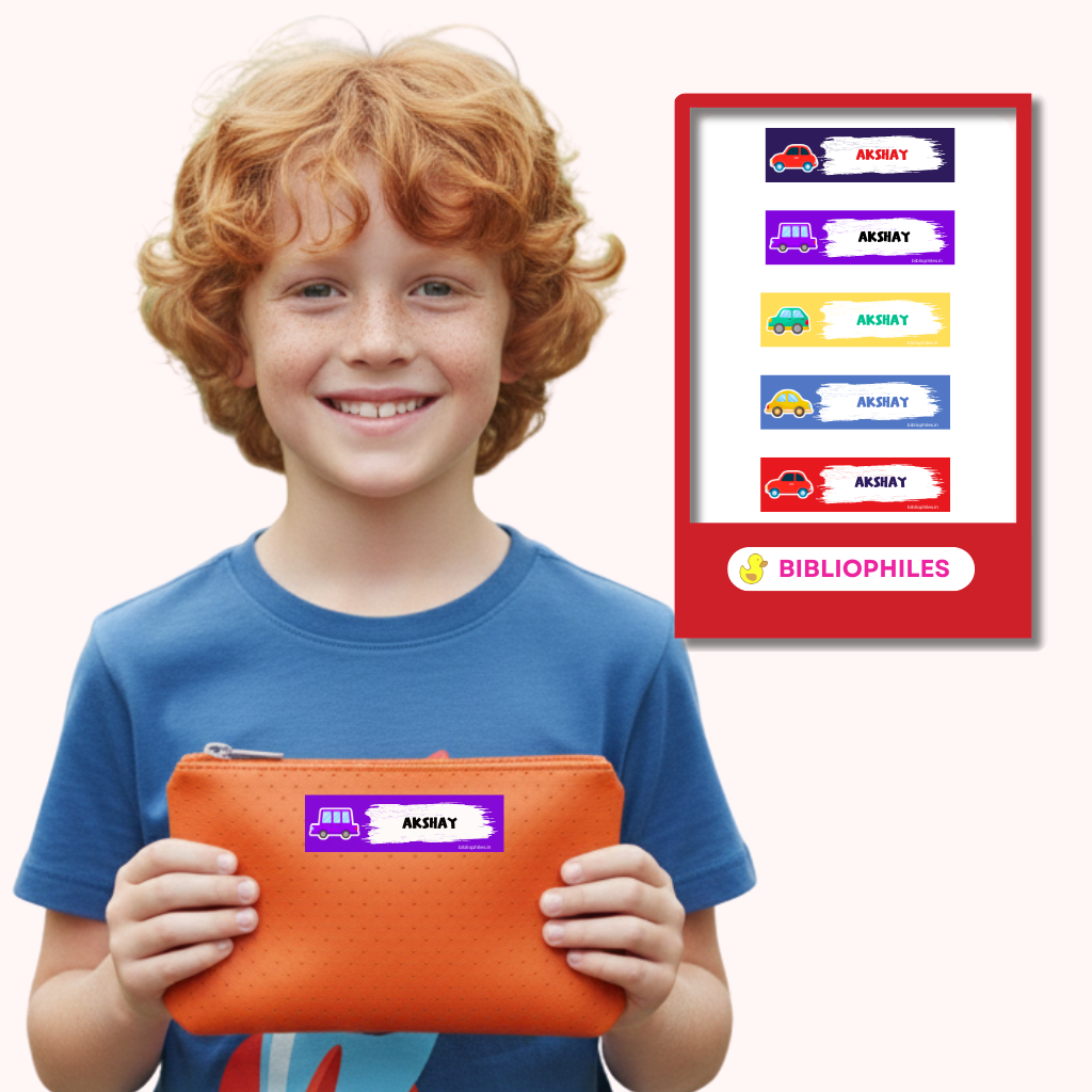 Colourful Cars Customized Waterproof Labels