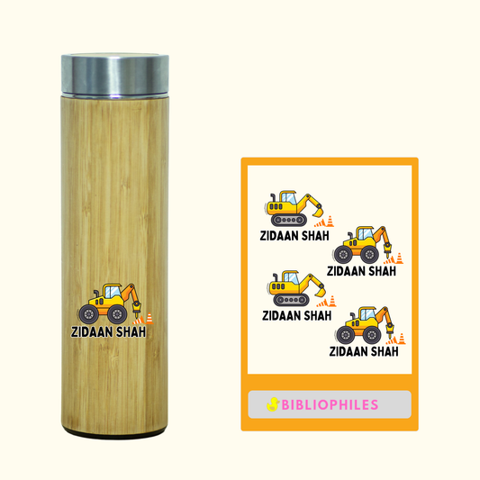 Transparent Labels - Construction (Personalised)