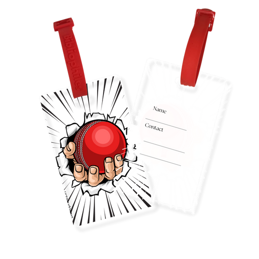 Writable Bag Tags - Cricket  ( Pack of 2)