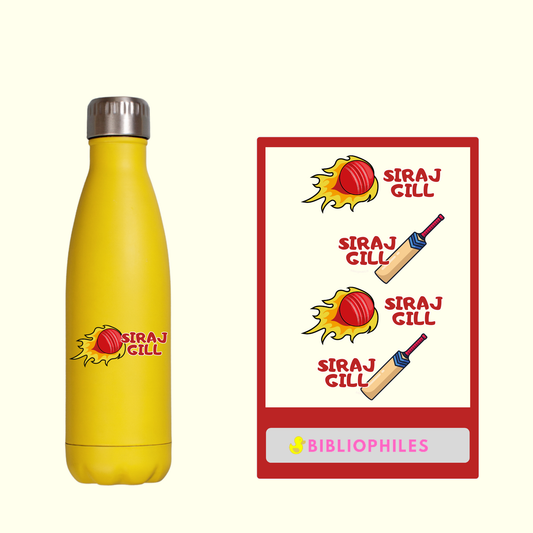 Transparent Labels (Personalised) Cricket