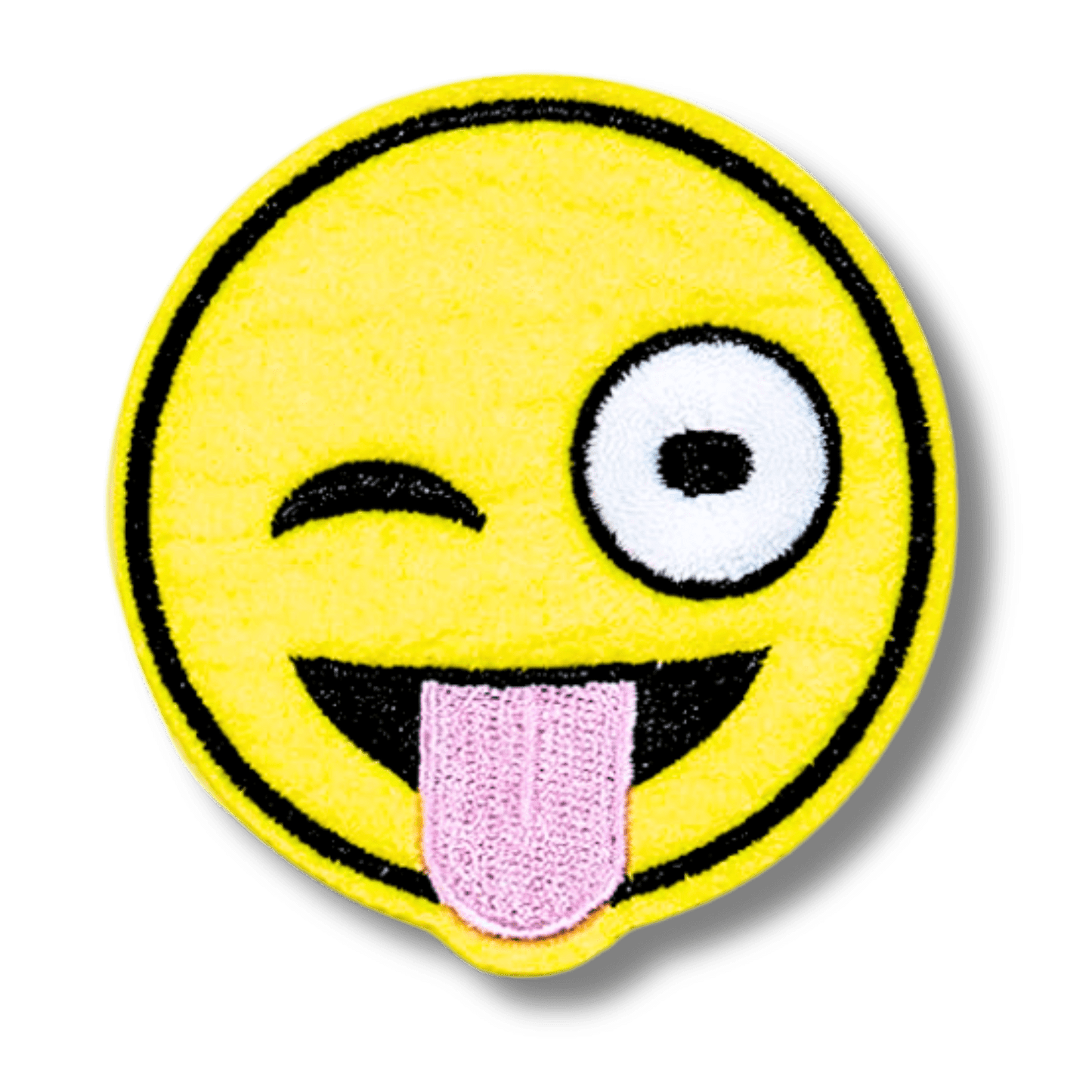 Funky Iron on Patches - Smiley - Bibliophiles