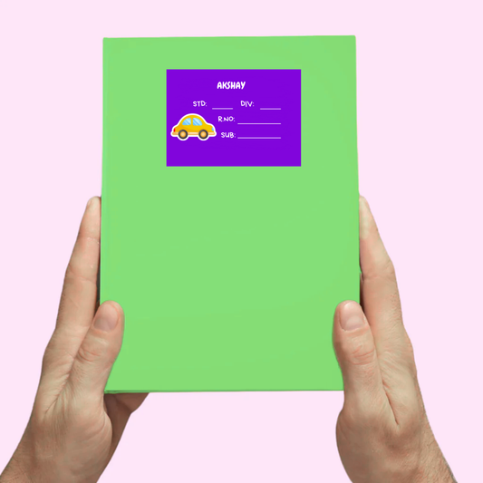 Planes Book Labels | Personalised Colourful Cars Labels