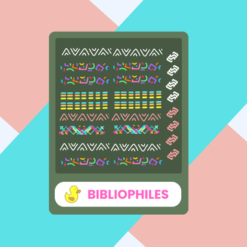 Lens ART - Patterns - Decorate Your Frames - Bibliophiles