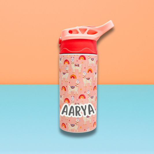 Zootii Personalised Water Bottle (llama)