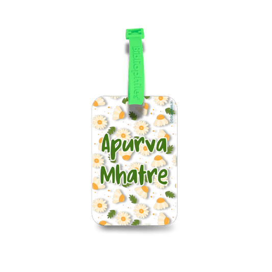 Luggage Tag - Daisy (Transparent Tag) - Bibliophiles