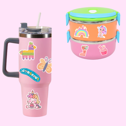 Kids 3D Stickers Set (Large) - Mystical - (Pack of 9 Durable Stickers)