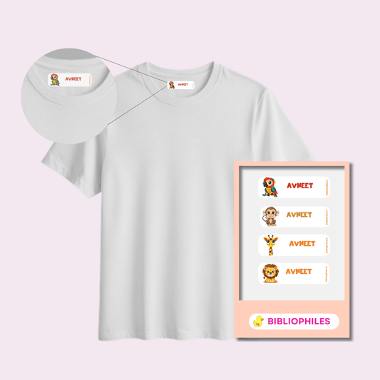 Personalised Clothes Stickers - Zootii - Bibliophiles