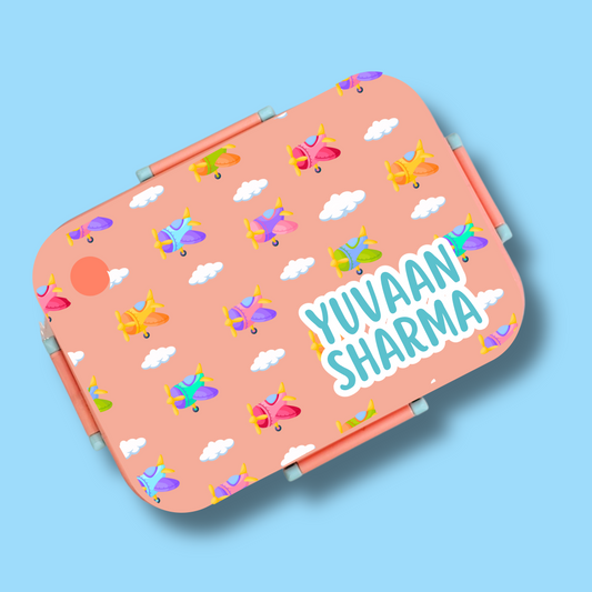 Premium Bento Lunch Box - Toys Peach