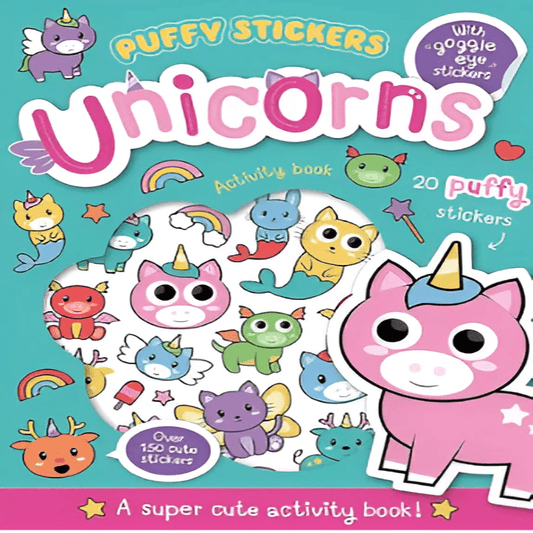 Puffy Sticker Unicorns - Bibliophiles