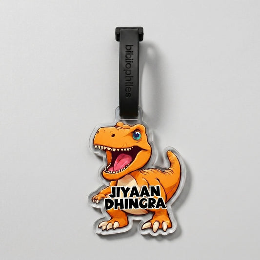 Shape Luggage Tag - Dinosaur - Bibliophiles