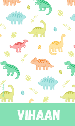 Dino Personalised Bag Tag