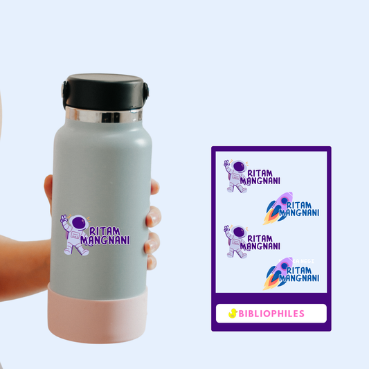 Transparent Labels - Space ( Personalised)