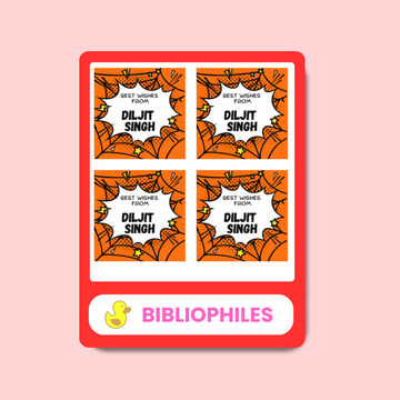 Spider Personalised Gift Tag Stickers - Bibliophiles