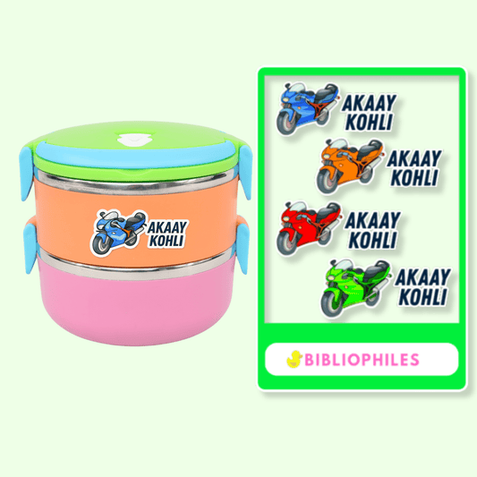 Transparent Labels - SuperBikes (Personalised) - Bibliophiles