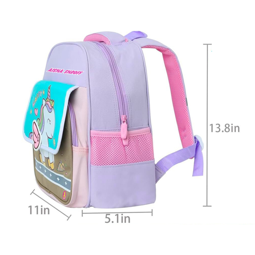Personalised Schoolbag for Kids (Unicorn)