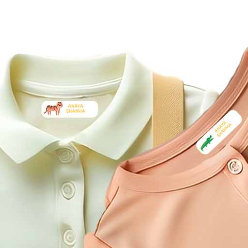 Wild Animals Personalized Clothes Stickers